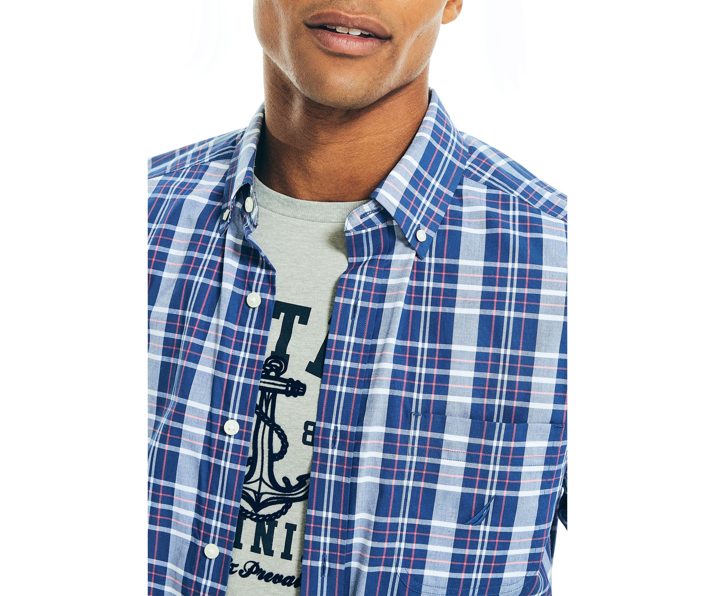 Plaid Poplin Shirt