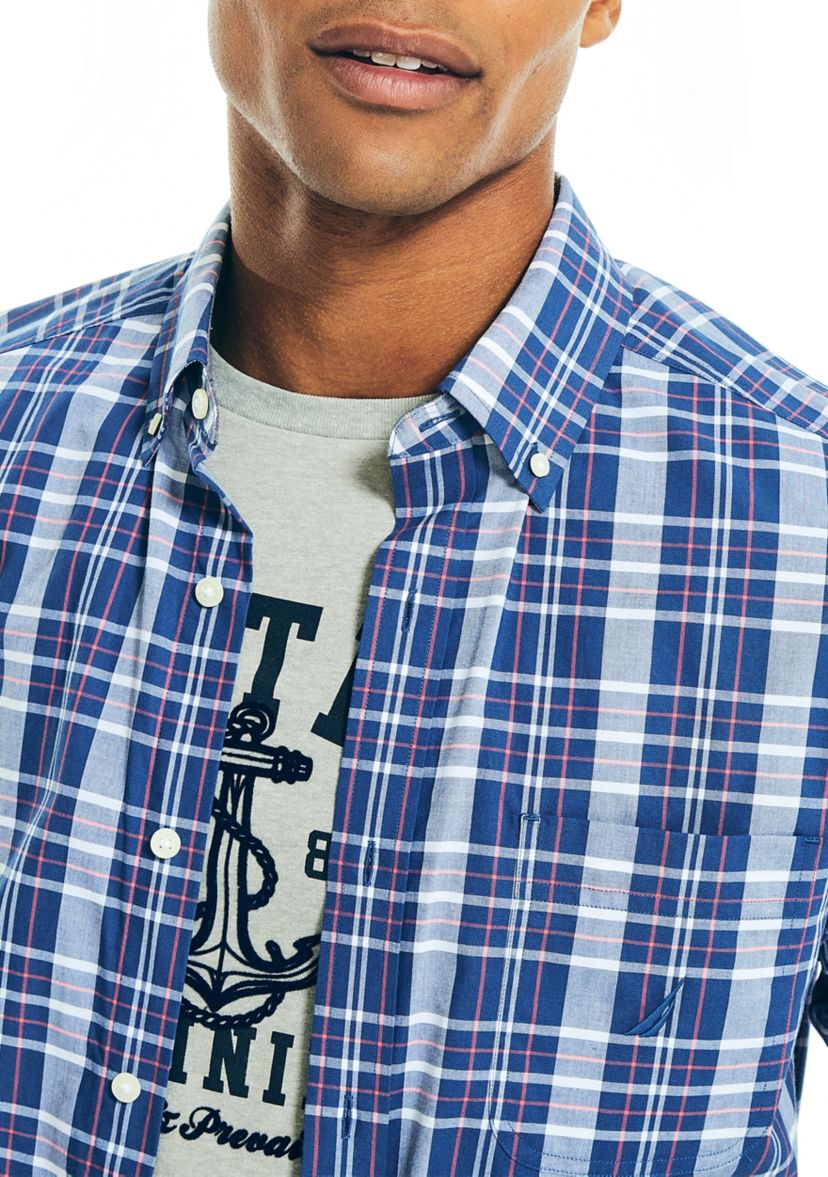Plaid Poplin Shirt