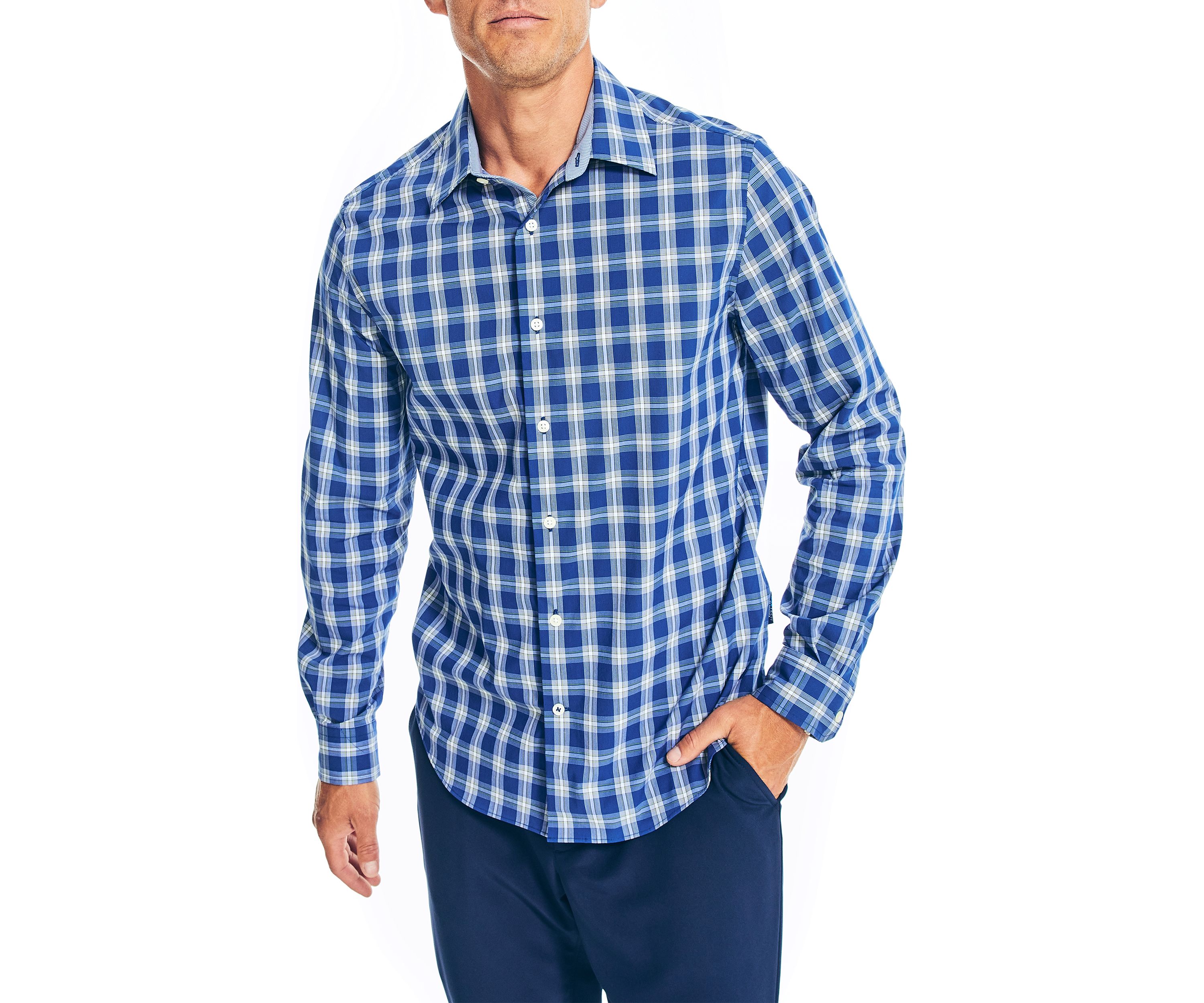 Navtech Trim Fit Plaid Shirt