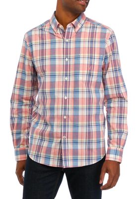 Plaid Poplin Shirt