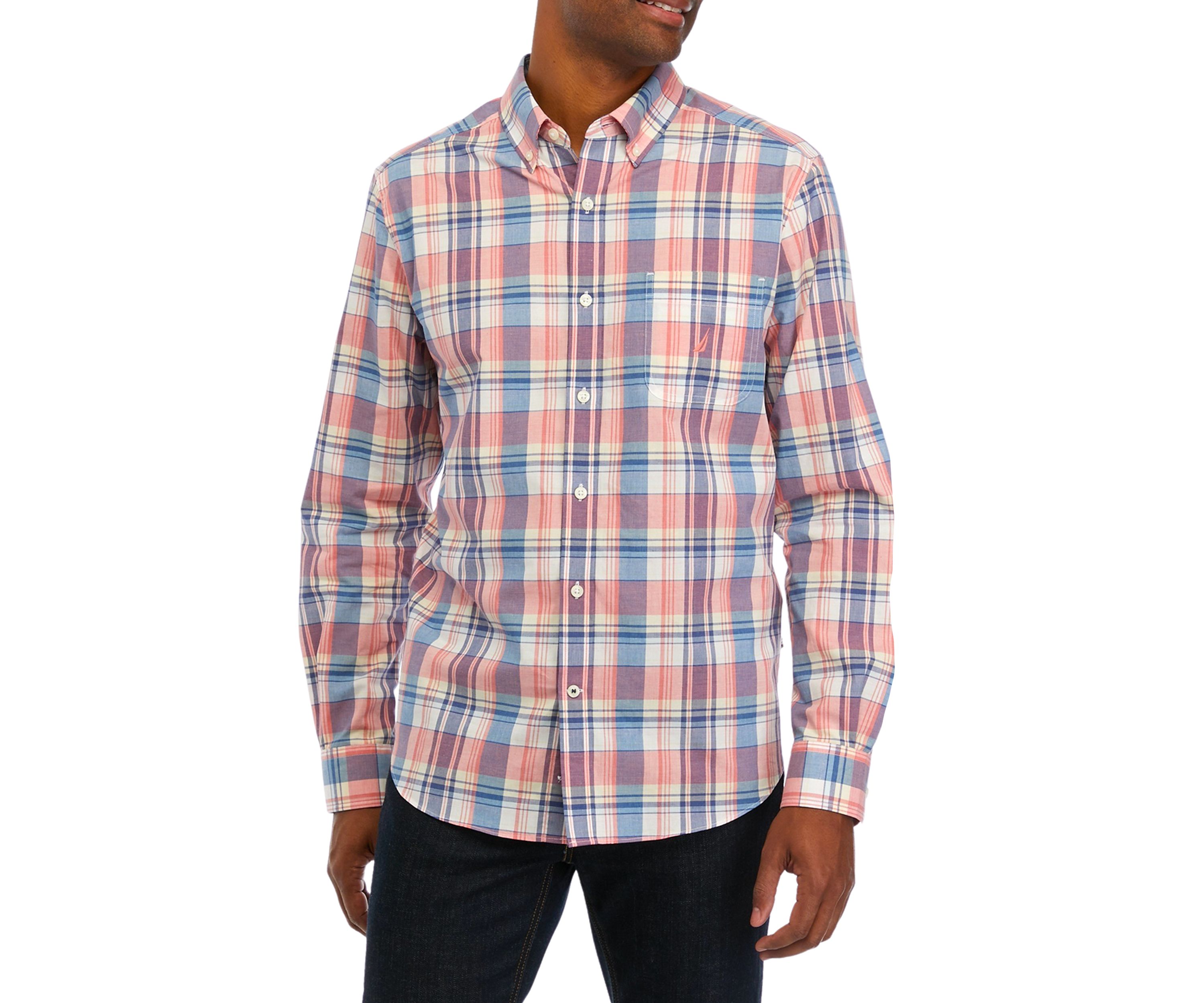 Plaid Poplin Shirt