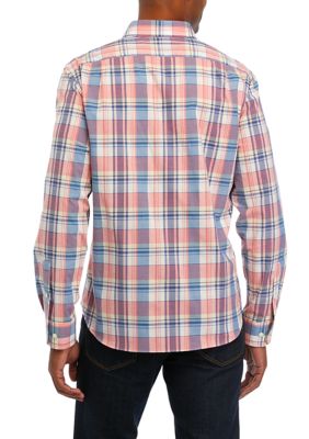 Plaid Poplin Shirt