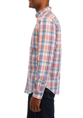 Plaid Poplin Shirt