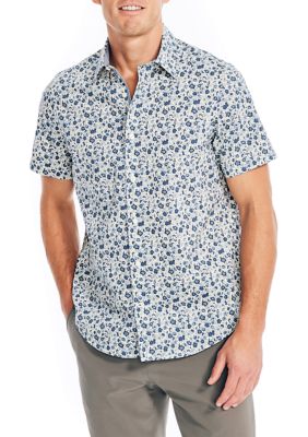 Navtech Trim Fit Printed Short-Sleeve Shirt