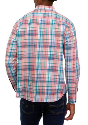 Sustainably Crafted Plaid Linen Shirt