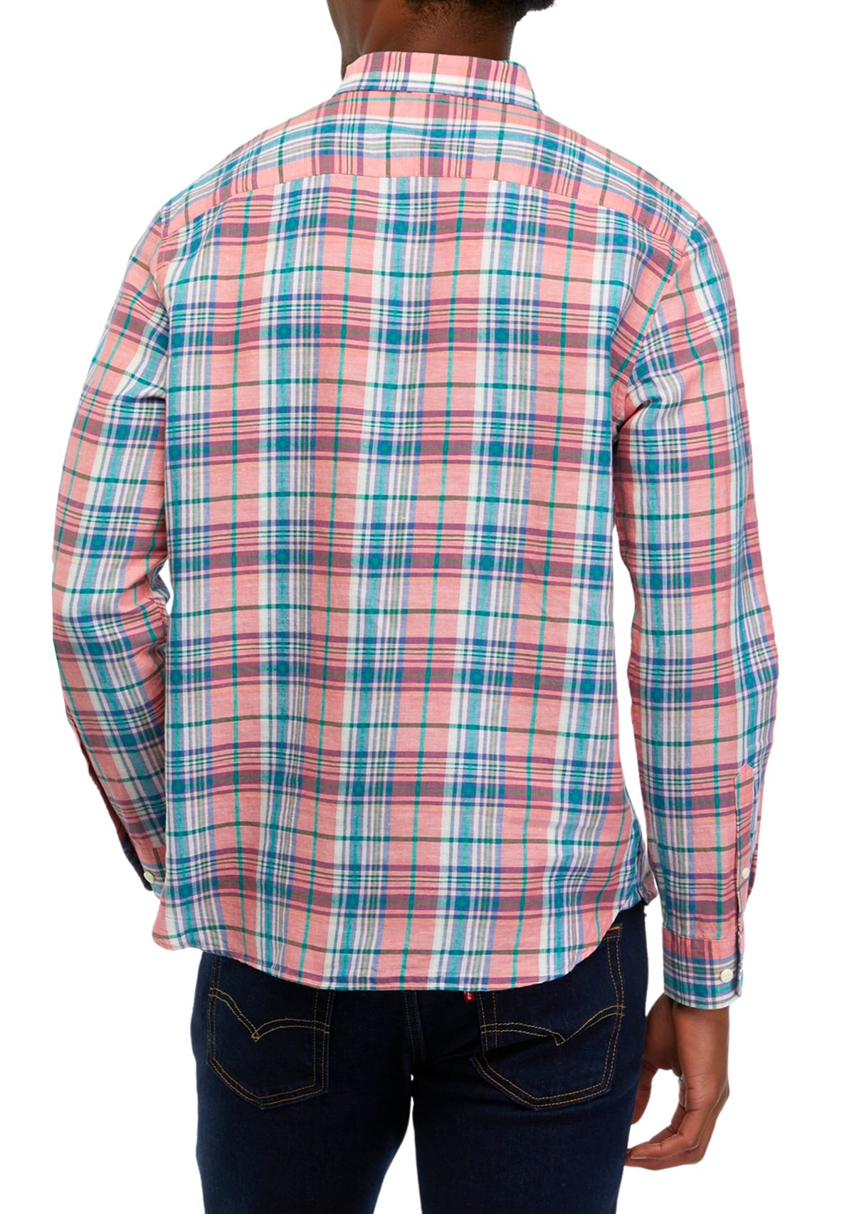 Sustainably Crafted Plaid Linen Shirt