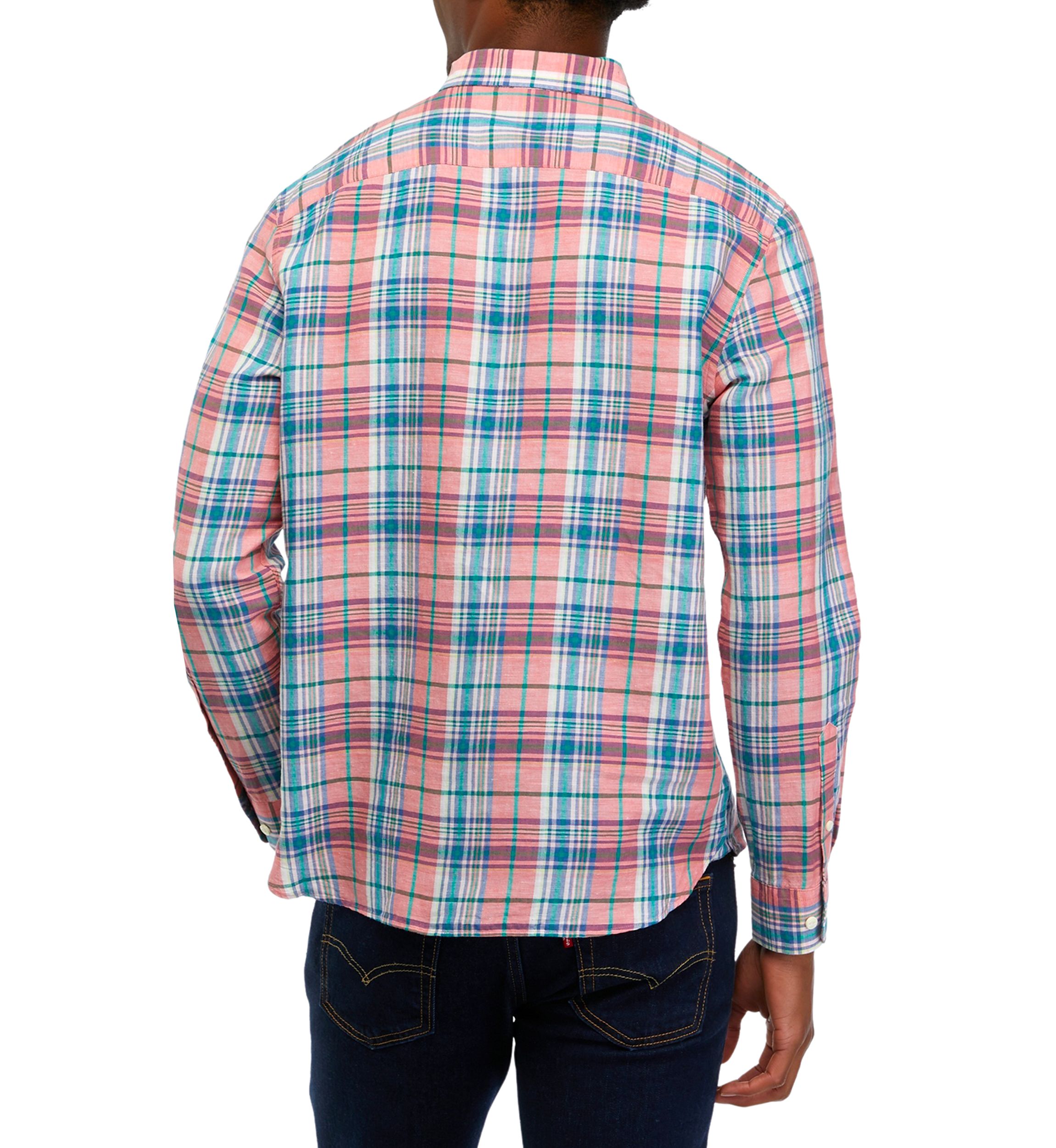 Sustainably Crafted Plaid Linen Shirt