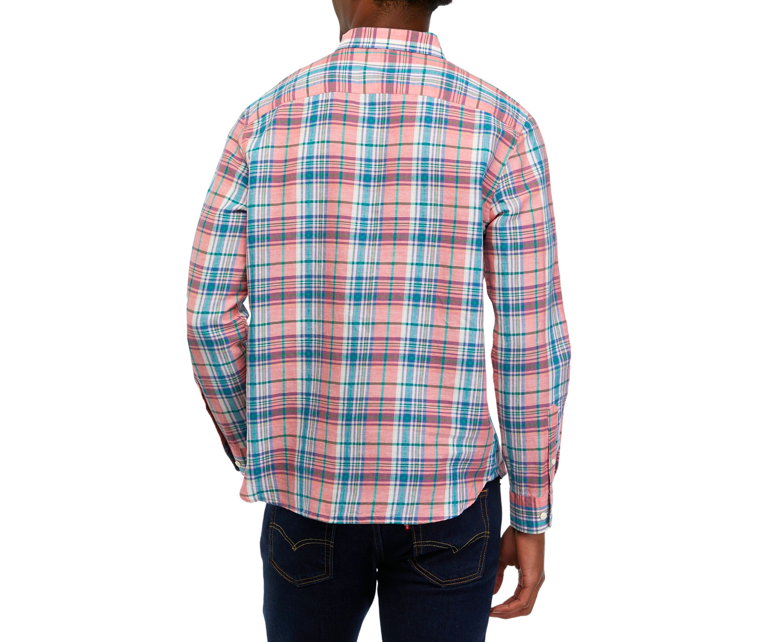 Sustainably Crafted Plaid Linen Shirt