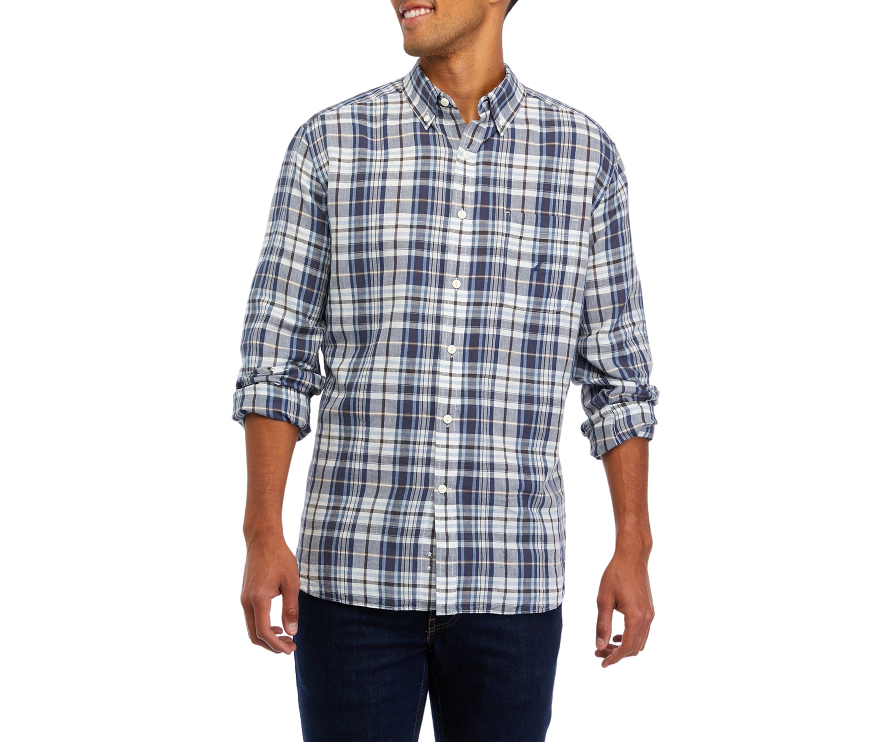 Sustainably Crafted Plaid Linen Shirt