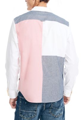 Color Block Oxford Shirt