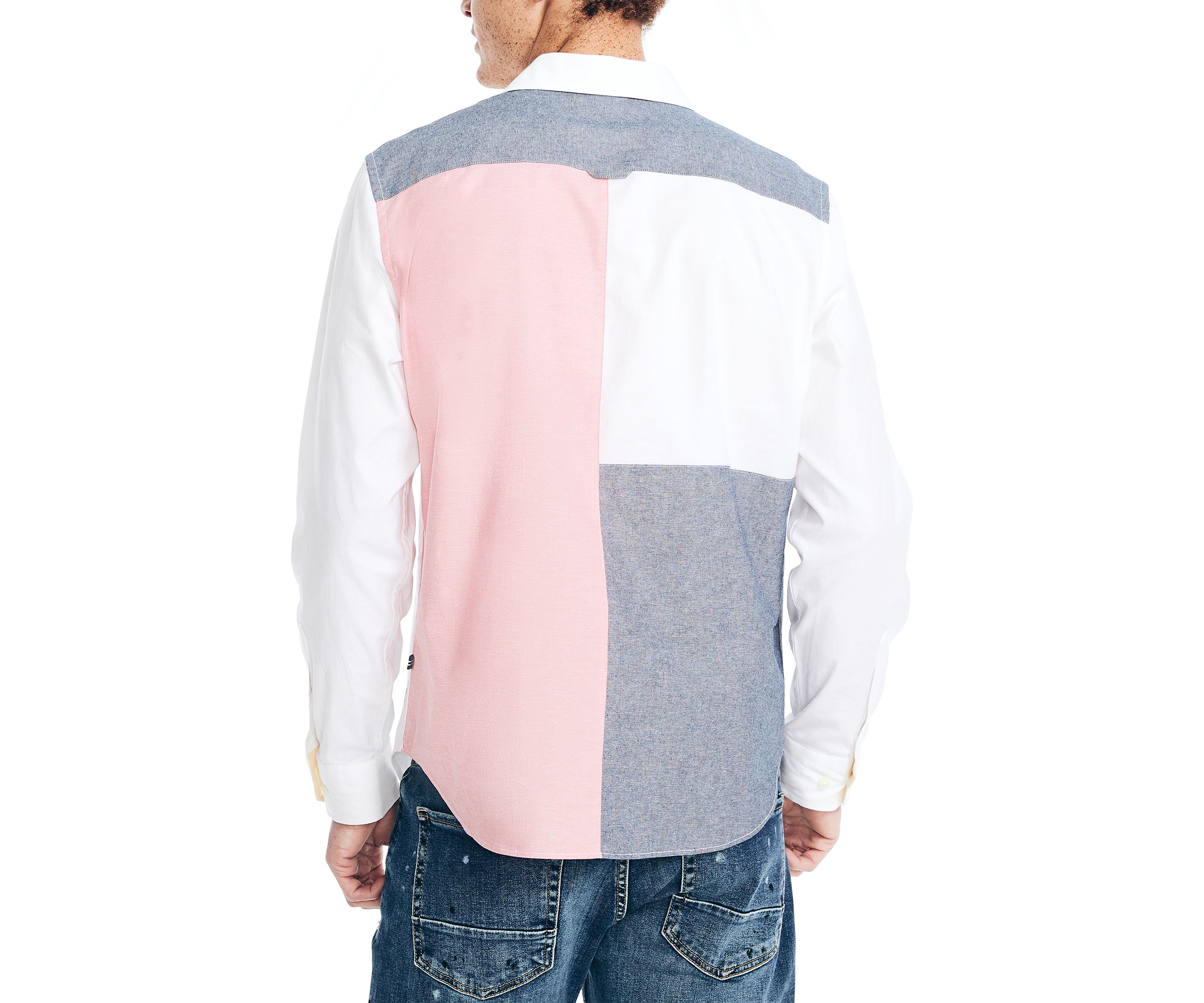Color Block Oxford Shirt