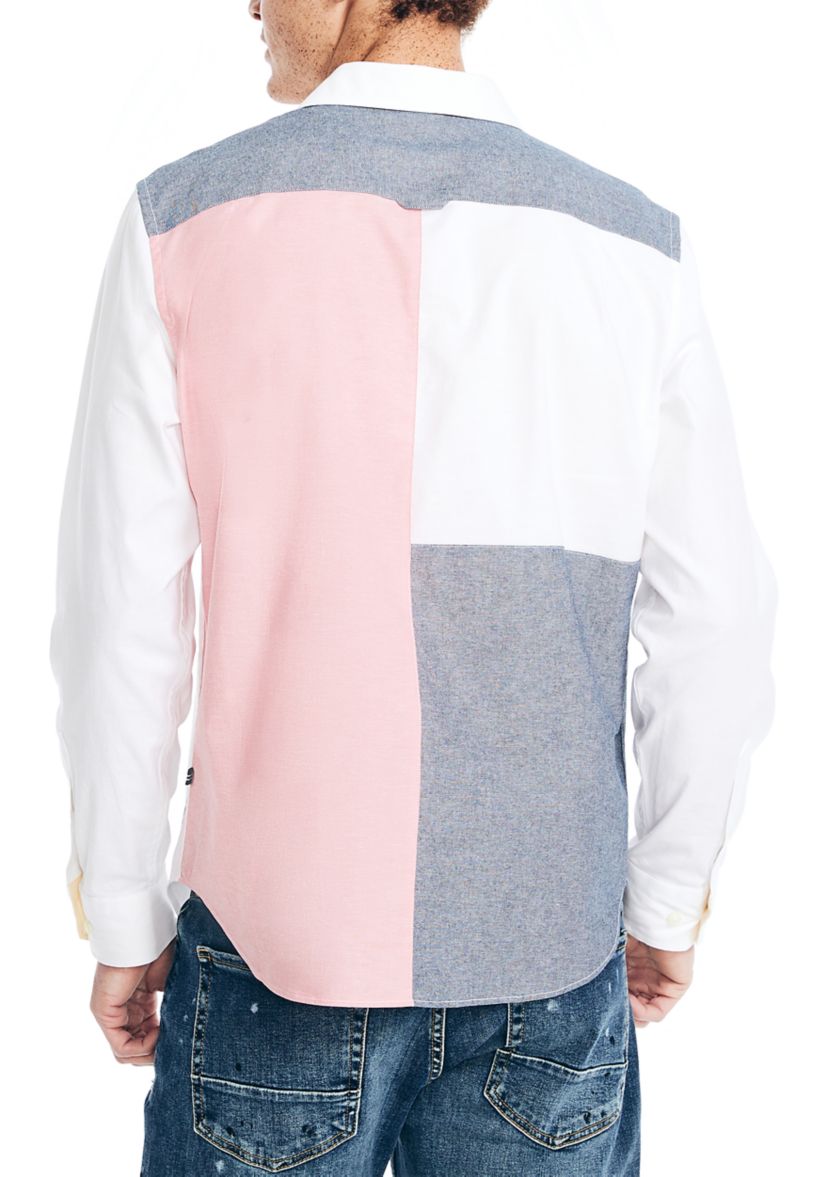 Color Block Oxford Shirt