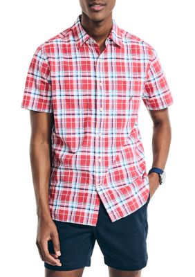 Plaid Short Sleeve Shirt