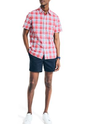 Plaid Short Sleeve Shirt