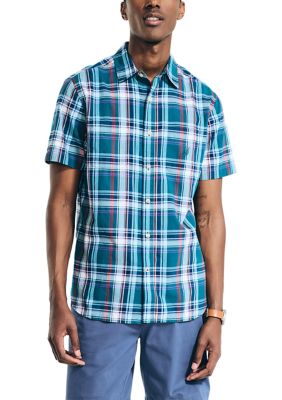 Plaid Short-Sleeve Shirt