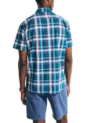 Plaid Short-Sleeve Shirt