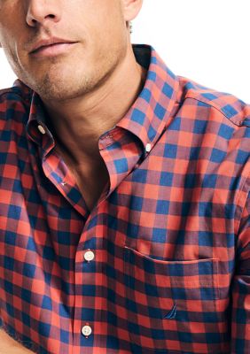 Sustainable Long Sleeve Tencel Plaid Woven Shirt
