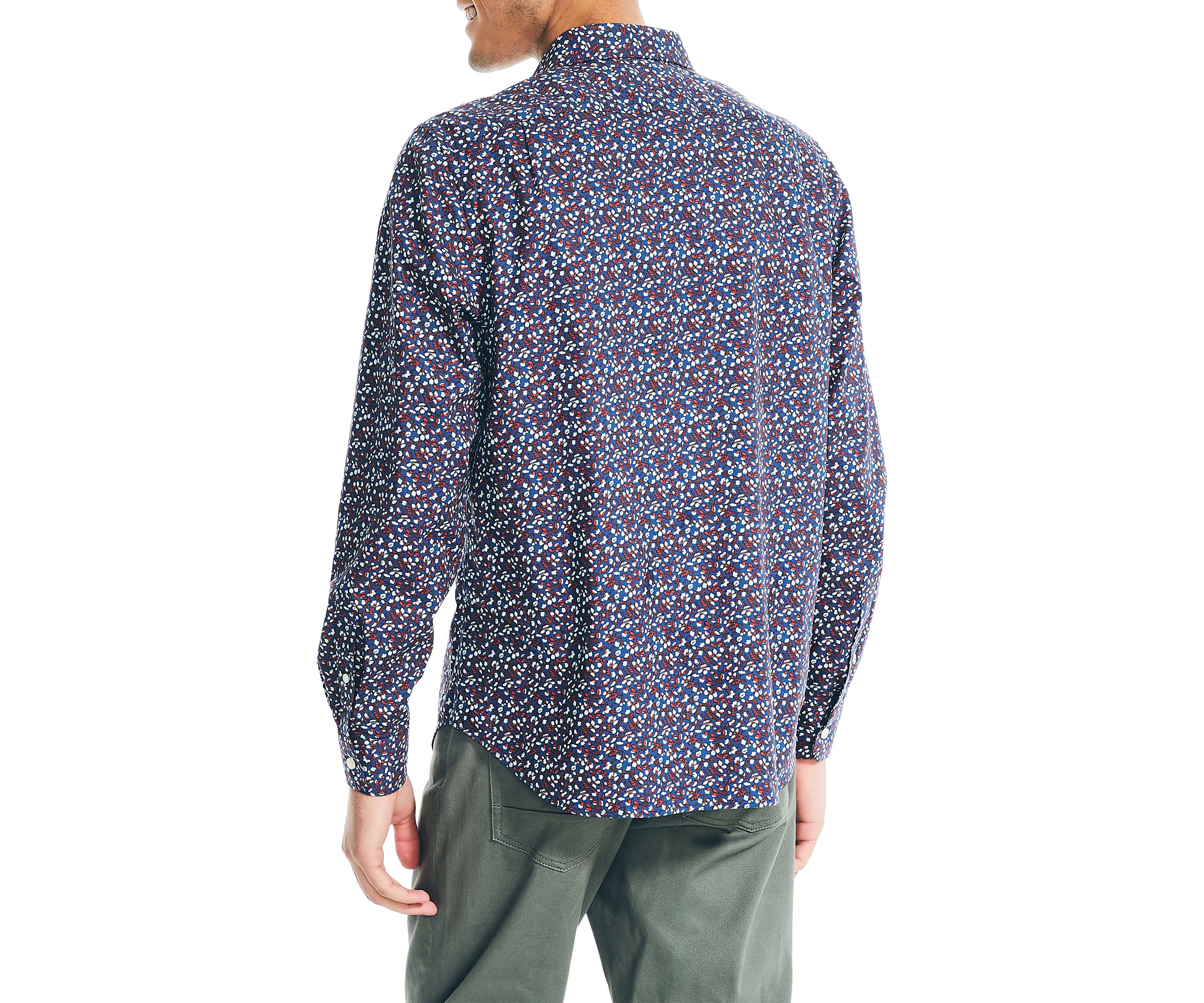 Sustainable Long Sleeve Tencel Printed Woven Shirt