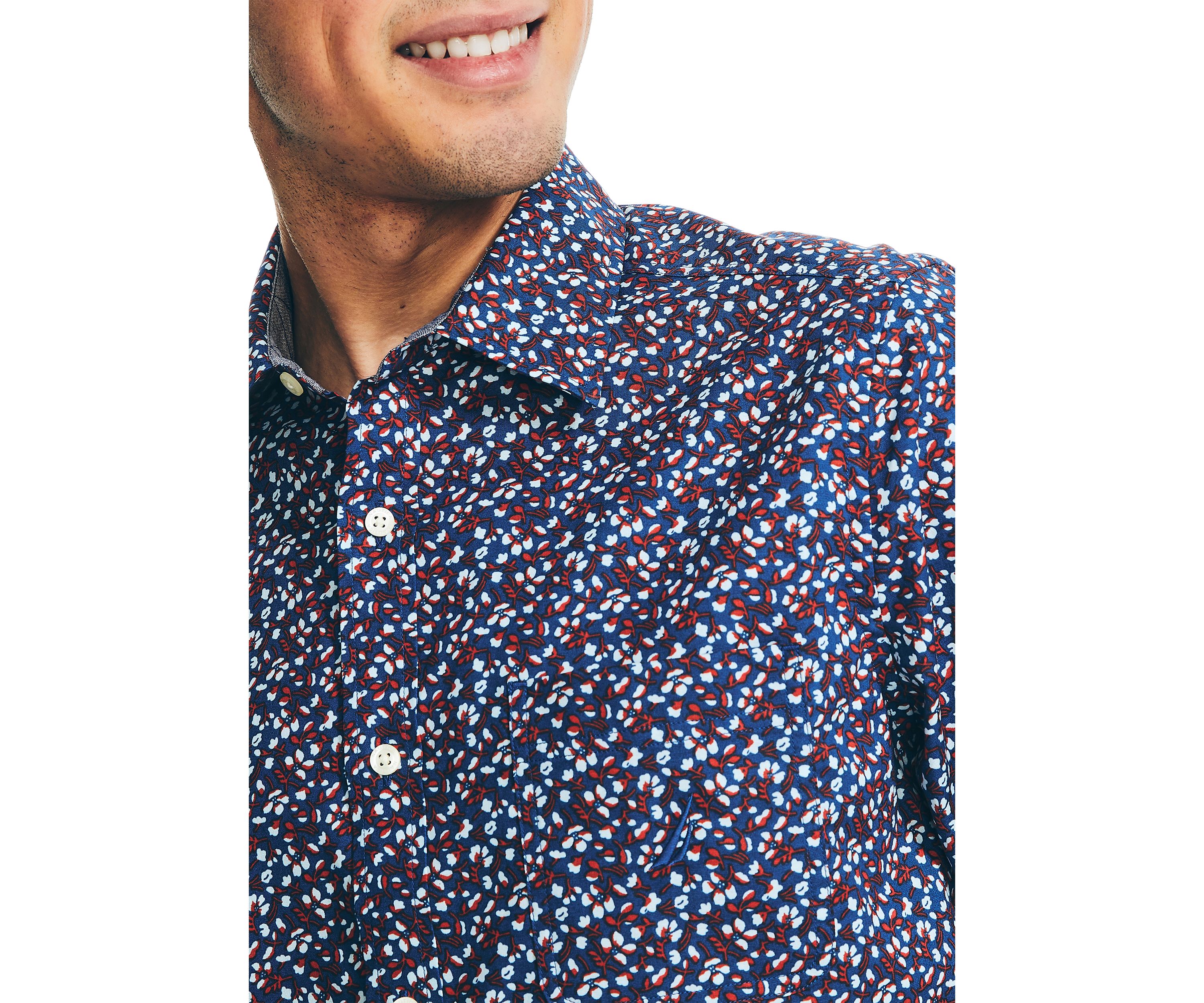 Sustainable Long Sleeve Tencel Printed Woven Shirt
