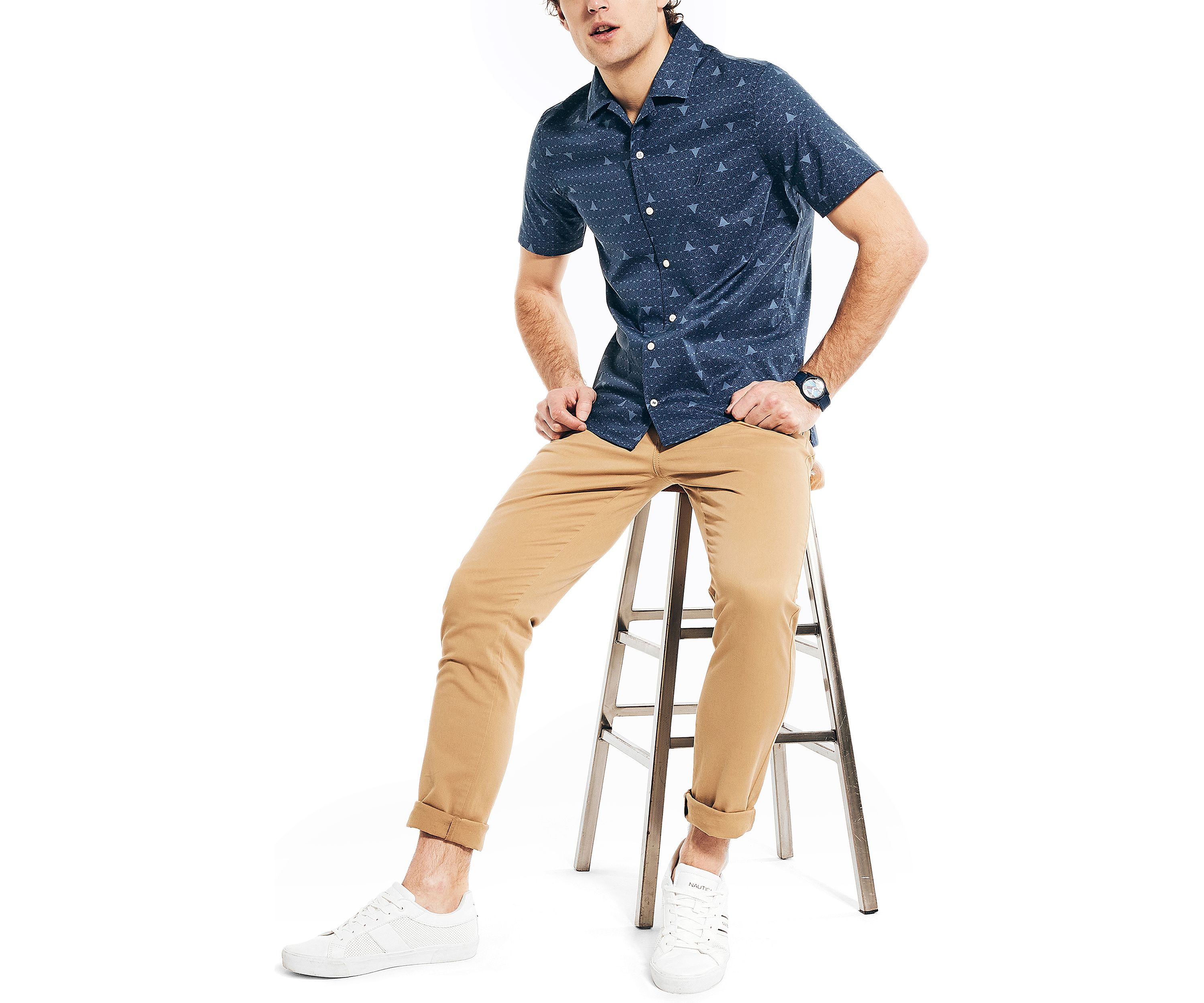 Sustainably Crafted Printed Short Sleeve Shirt