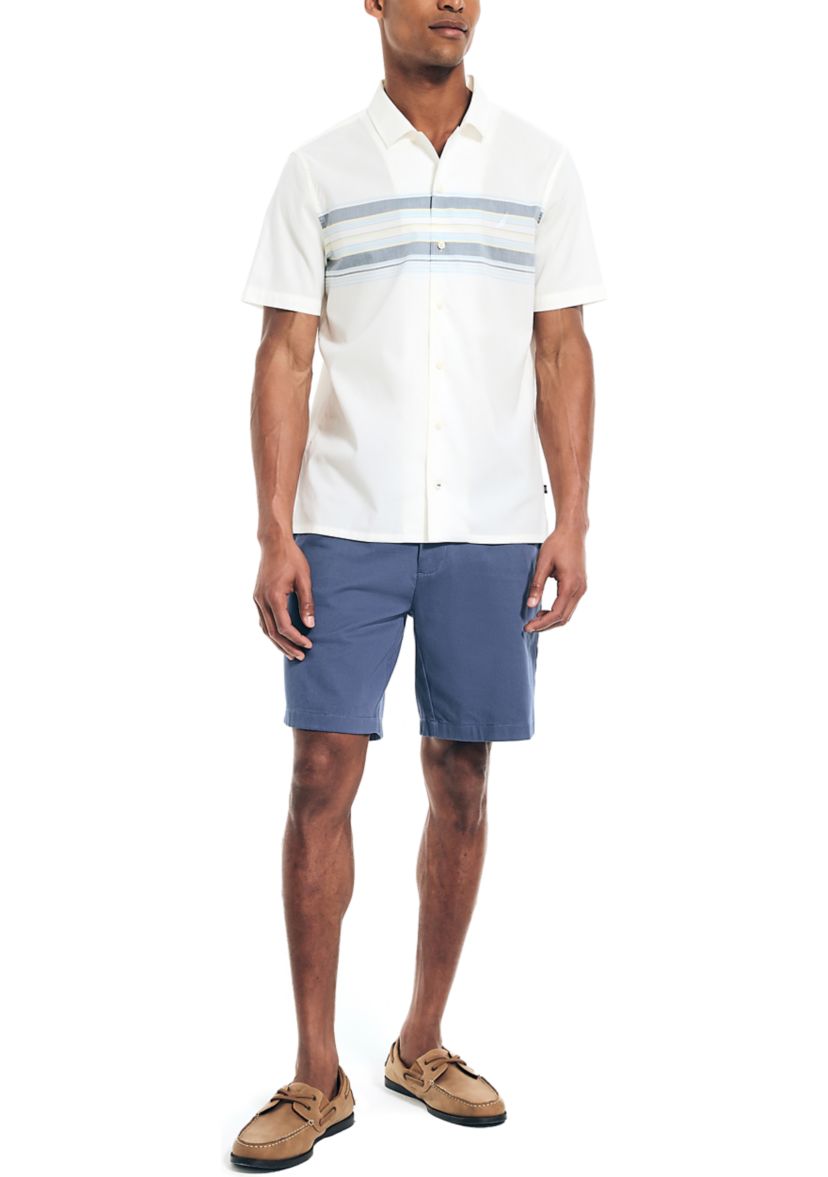 Sustainably Crafted Chest Stripe Short Sleeve Shirt