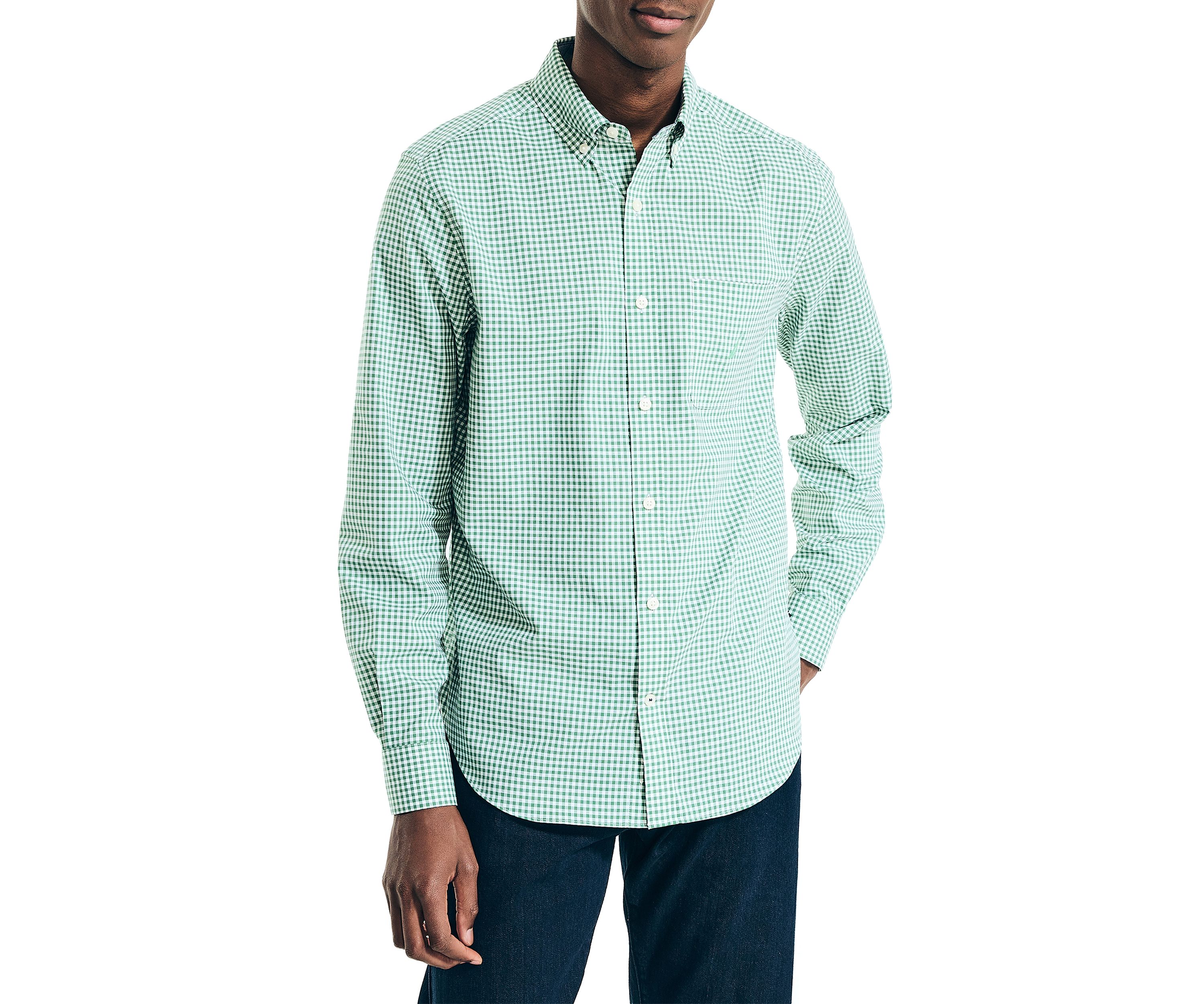 Sustainably Crafted Gingham Plaid Shirt