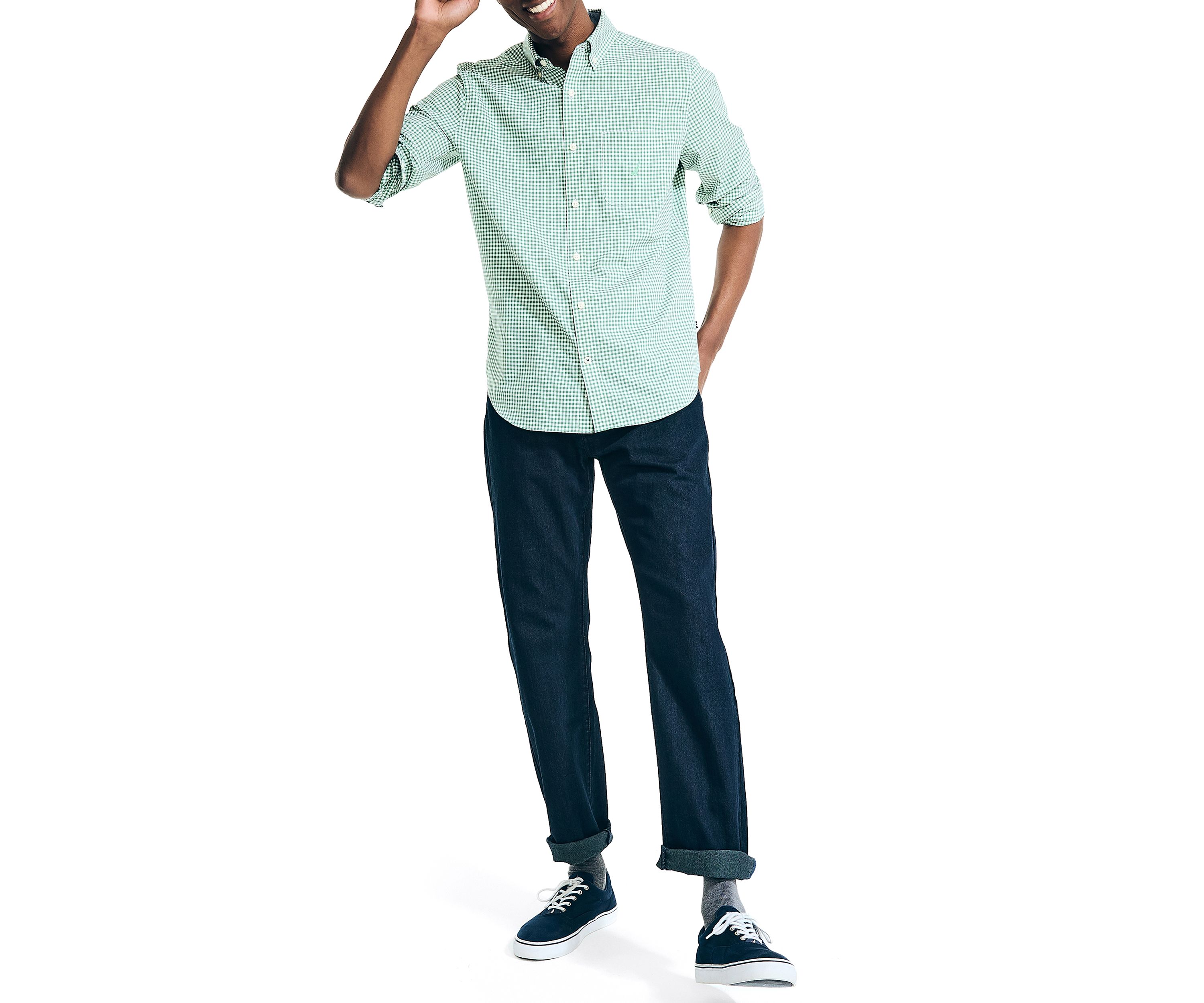 Sustainably Crafted Gingham Plaid Shirt