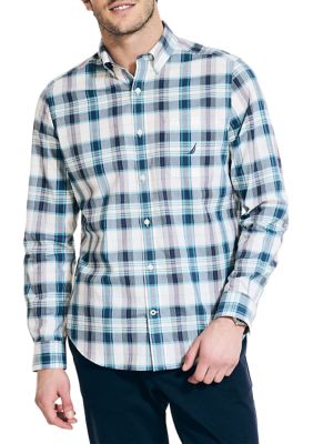 Nautica Men's Sustainably Crafted Plaid Shirt