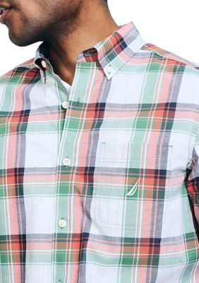 Heathered Plaid Shirt