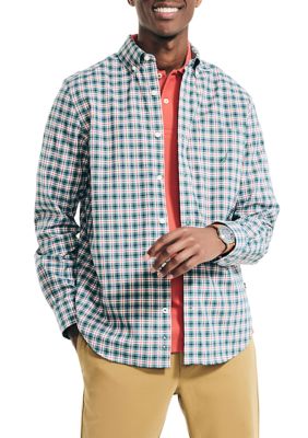 Nautica Men's Sustainably Crafted Plaid Shirt