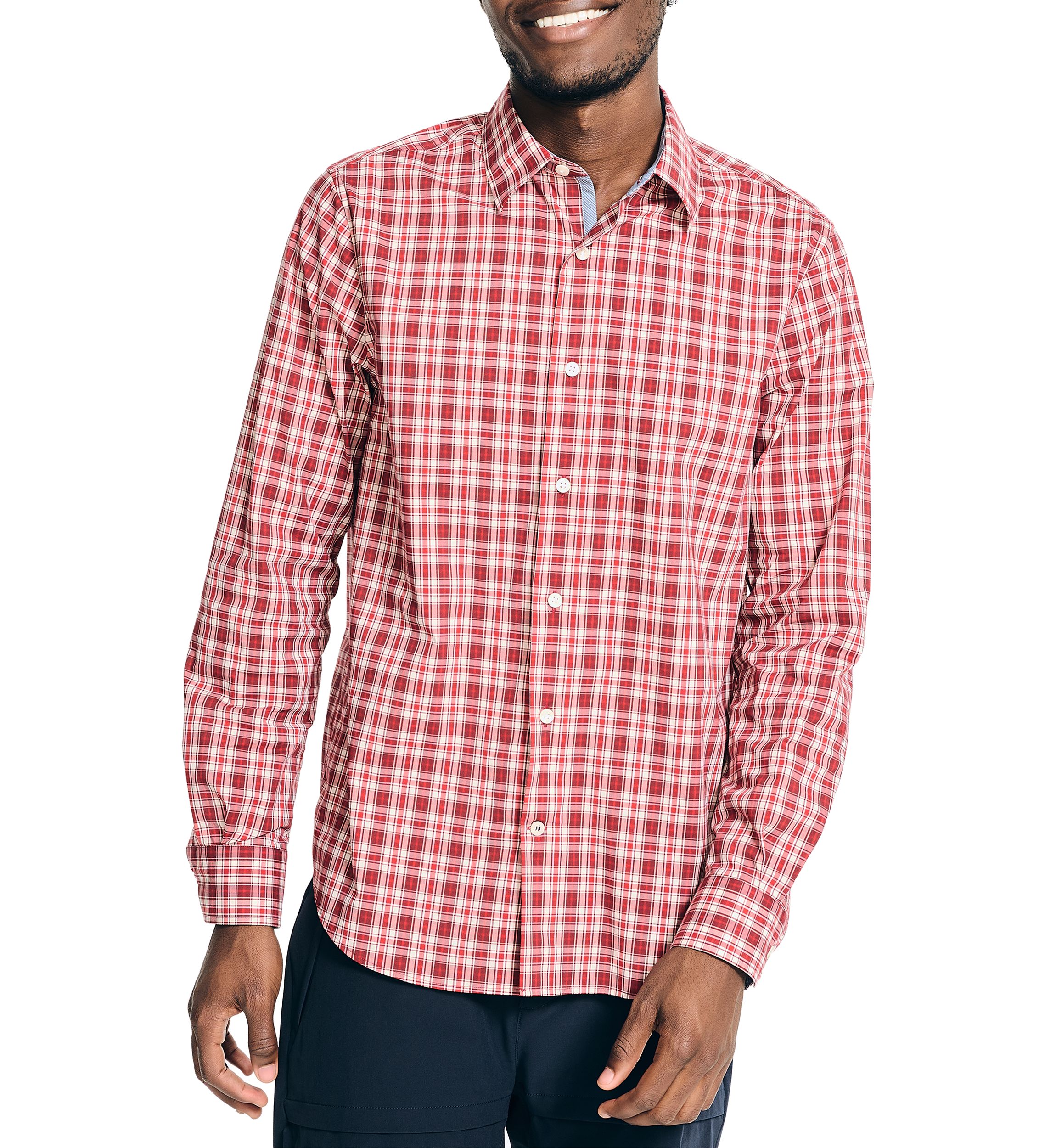 Navtech Trim Fit Plaid Shirt
