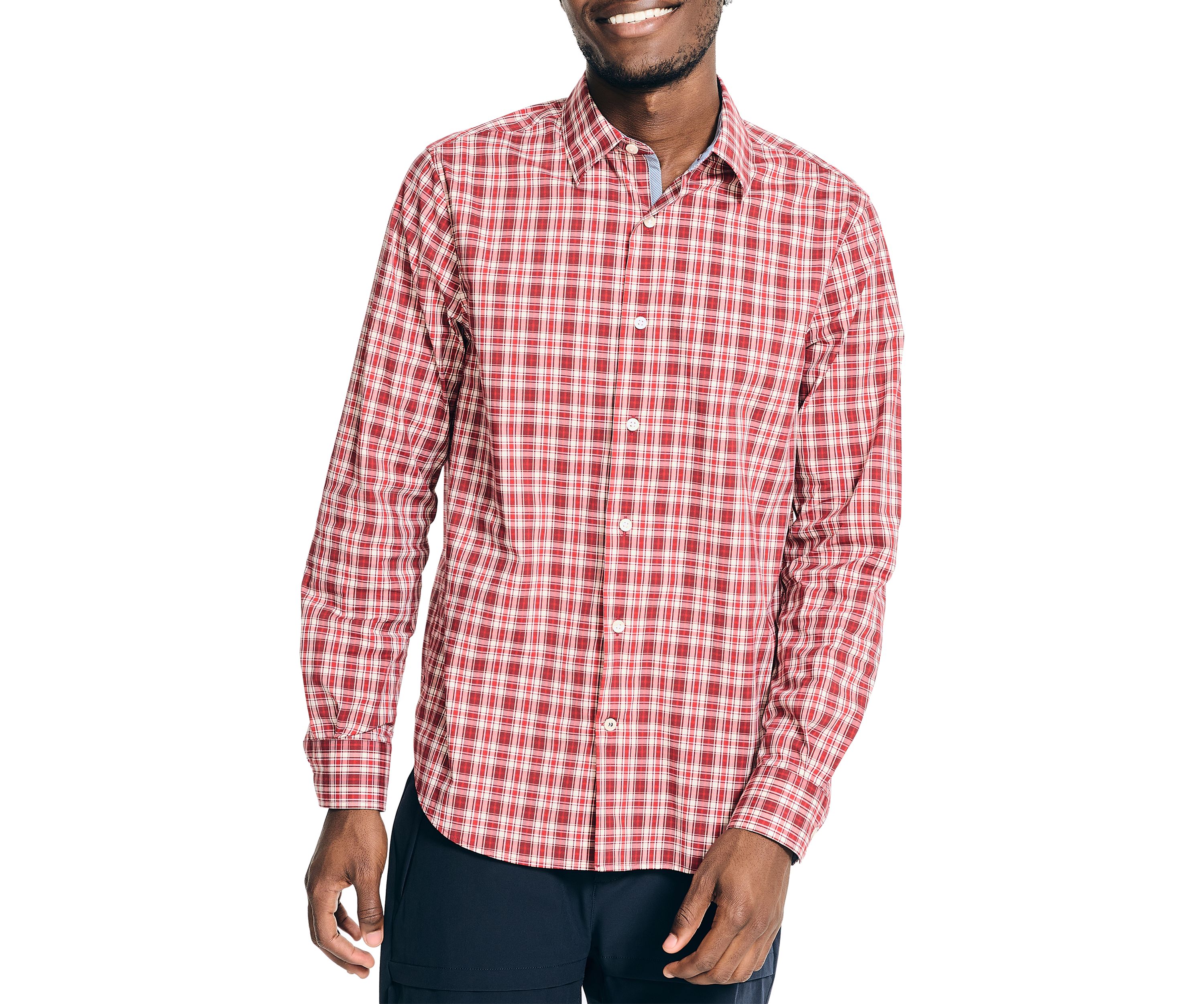 Navtech Trim Fit Plaid Shirt