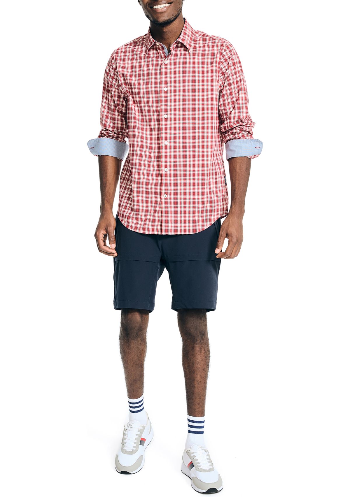 Navtech Trim Fit Plaid Shirt