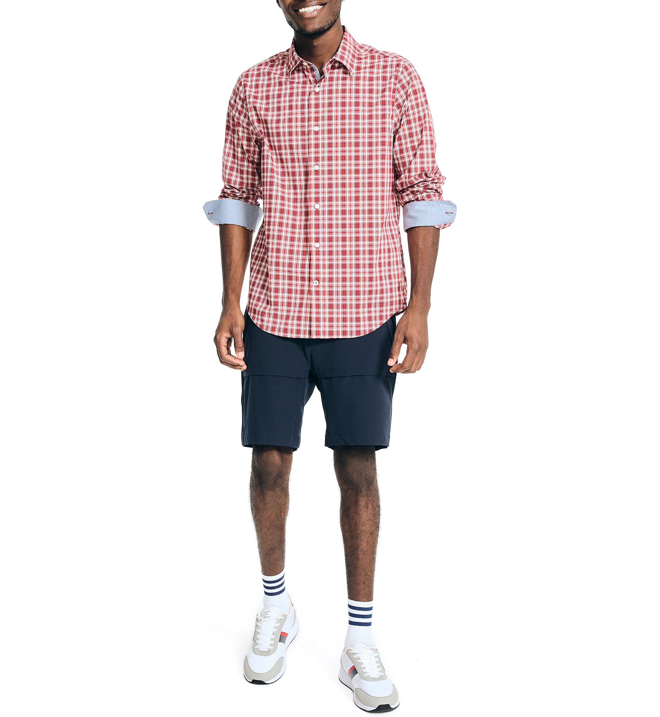 Navtech Trim Fit Plaid Shirt