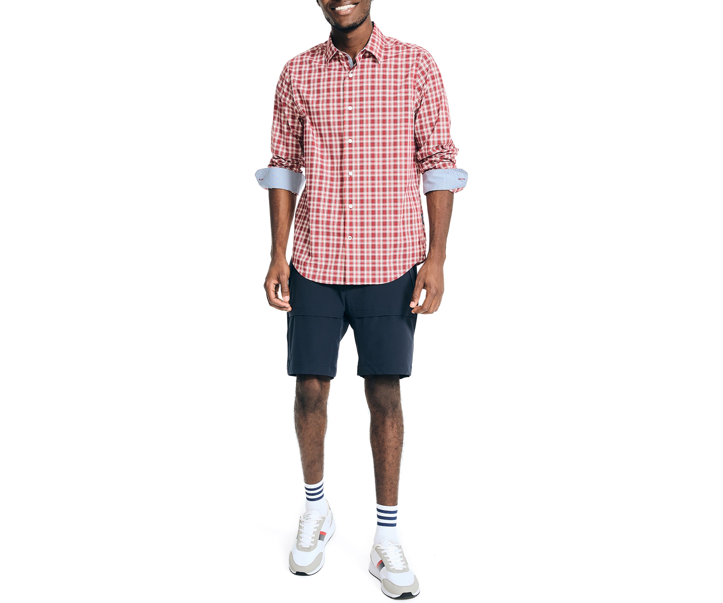 Navtech Trim Fit Plaid Shirt