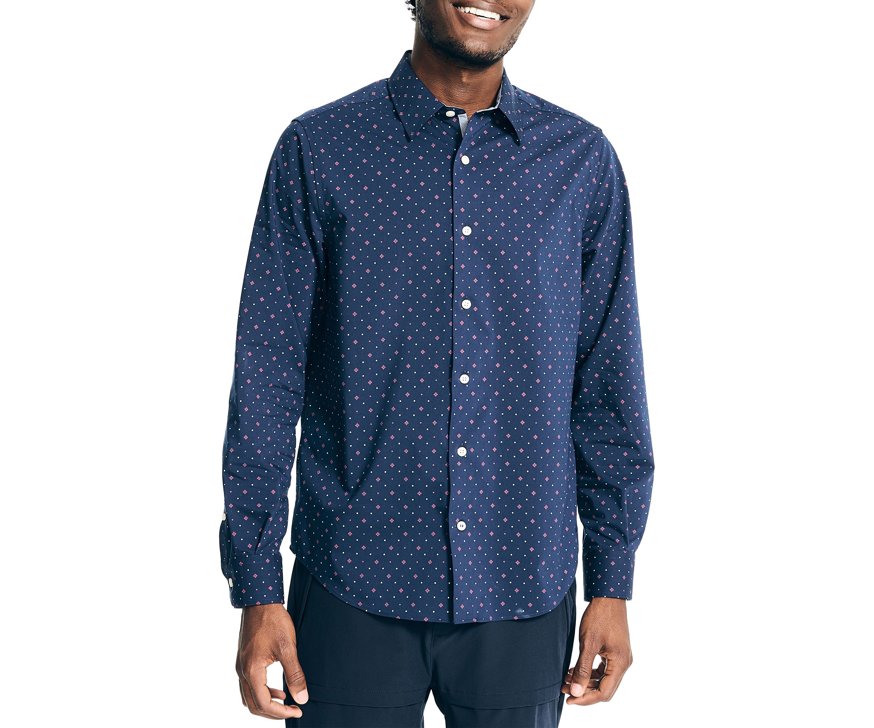 Navtech Trim Fit Printed Shirt