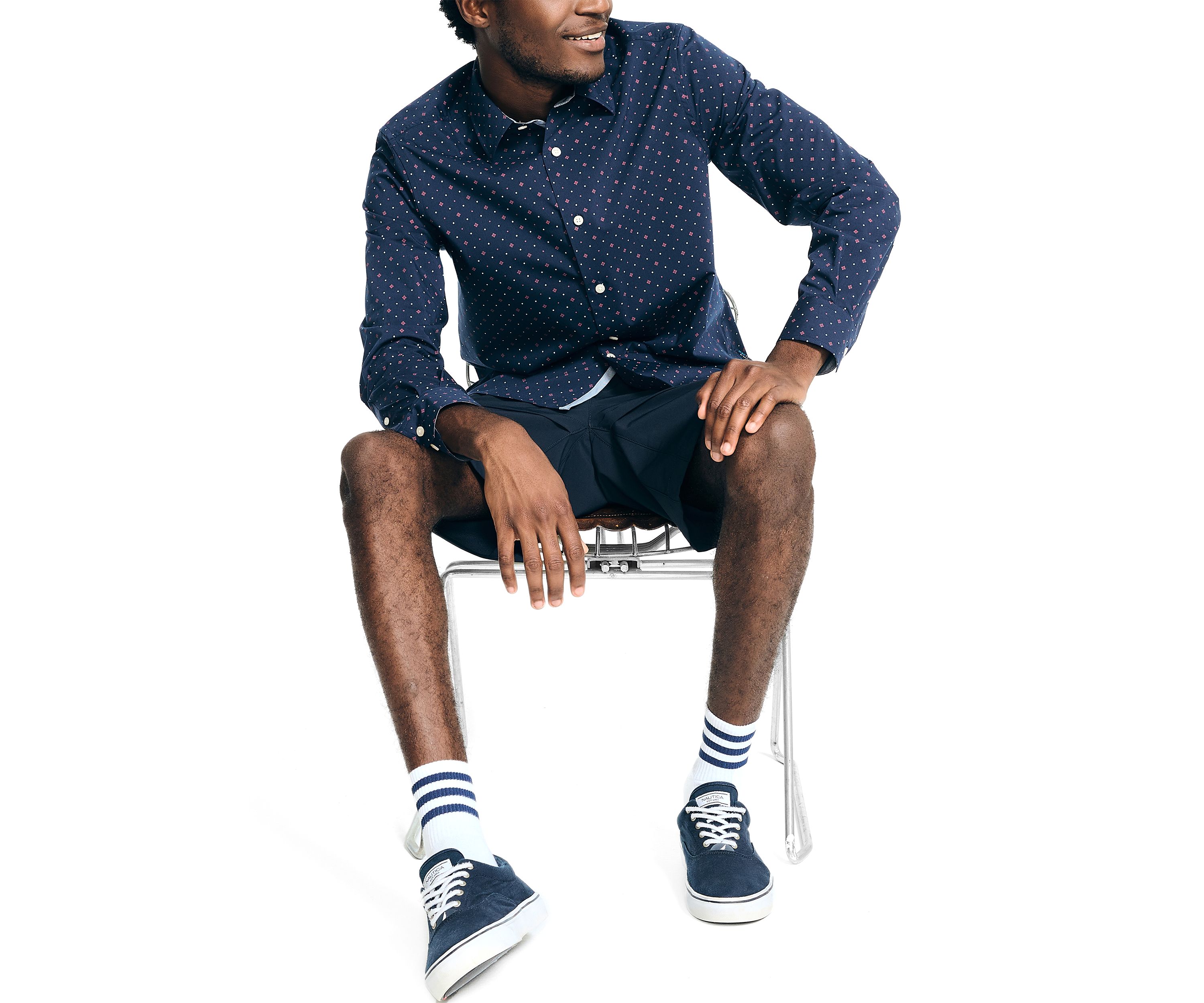 Navtech Trim Fit Printed Shirt