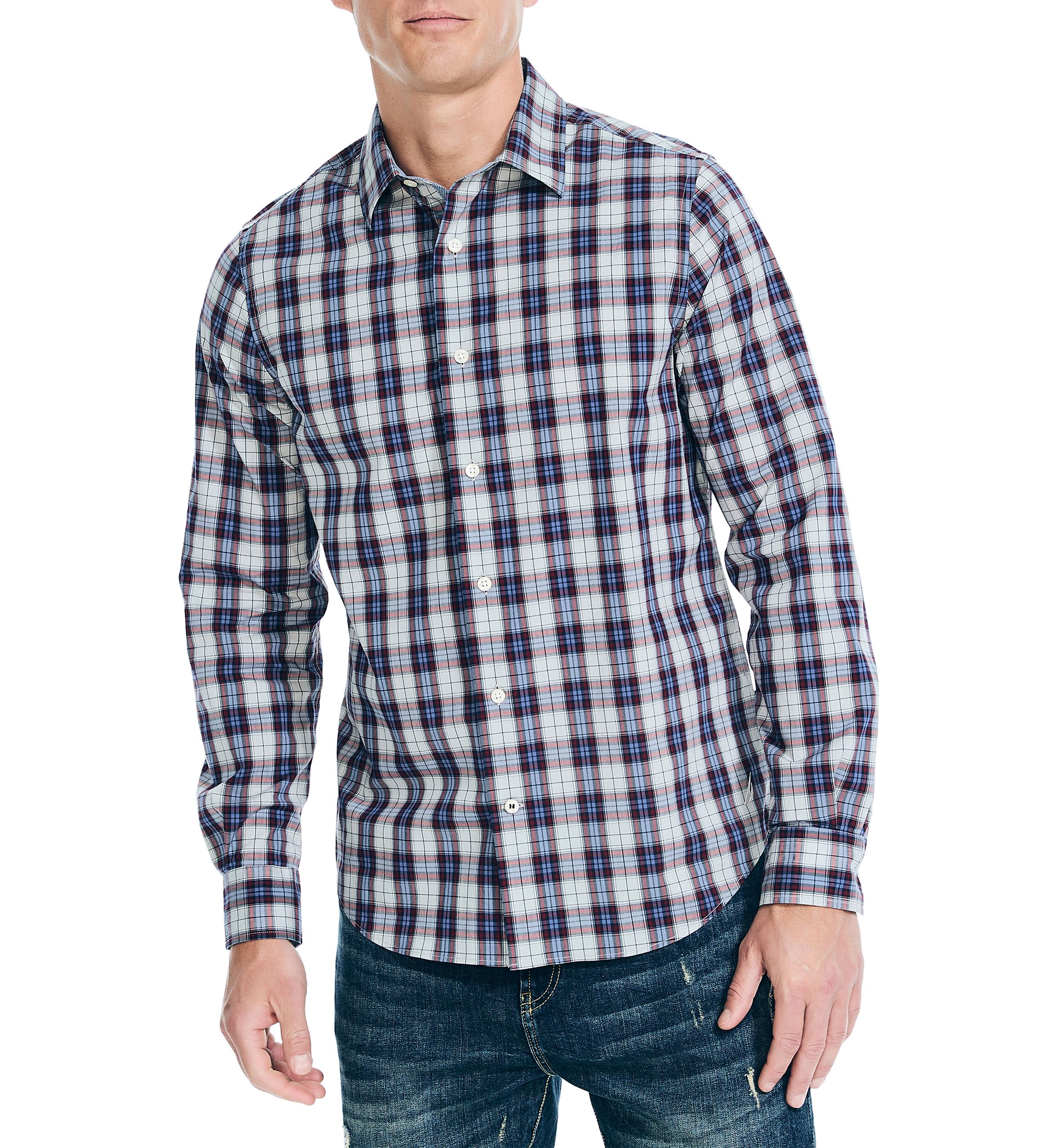 Navtech Trim Fit Plaid Shirt