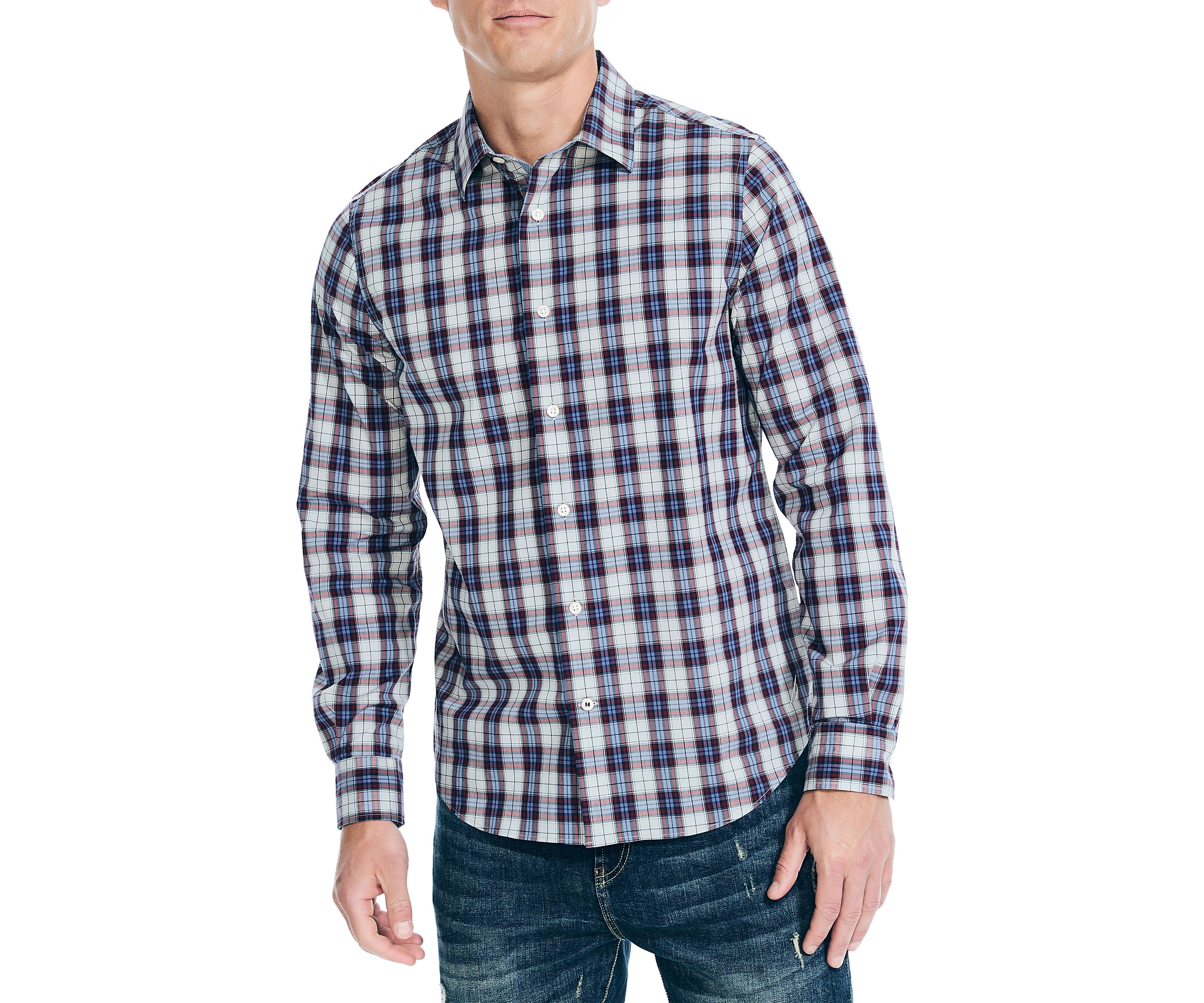 Navtech Trim Fit Plaid Shirt