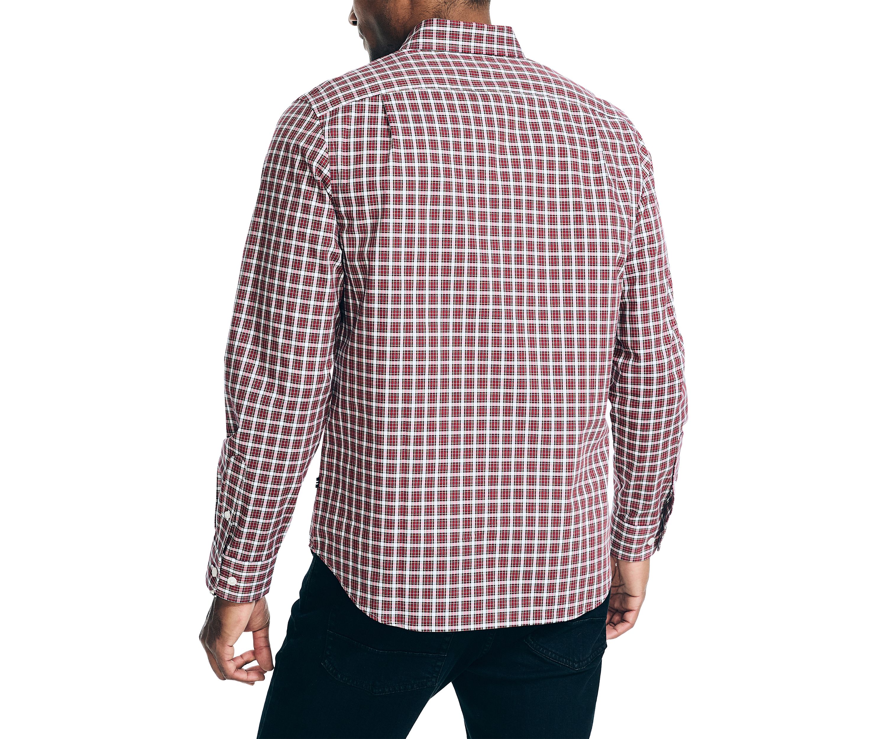 Wrinkle Resistant Plaid Wear to Work Shirt