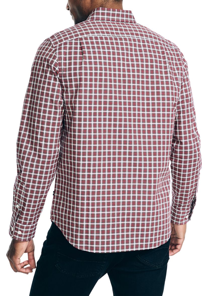 Wrinkle Resistant Plaid Wear to Work Shirt