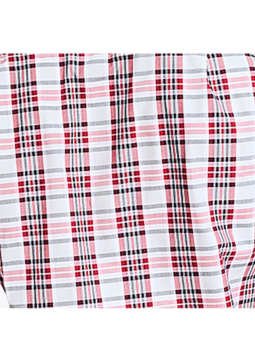 Wrinkle Resistant Plaid Wear to Work Shirt
