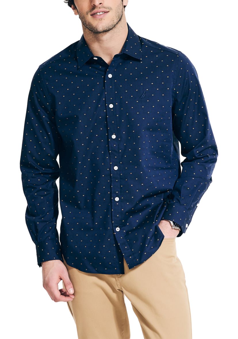 Wrinkle Resistant Printed Wear to Work Shirt