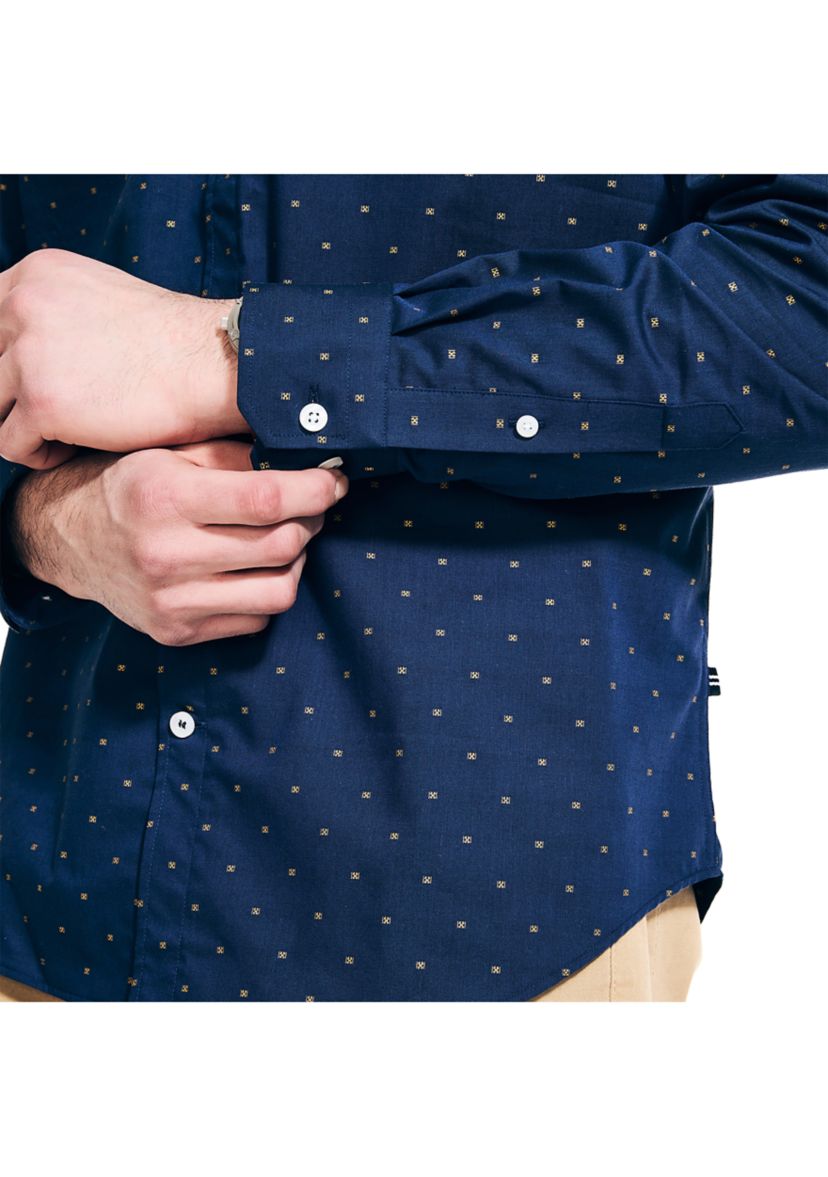 Wrinkle Resistant Printed Wear to Work Shirt