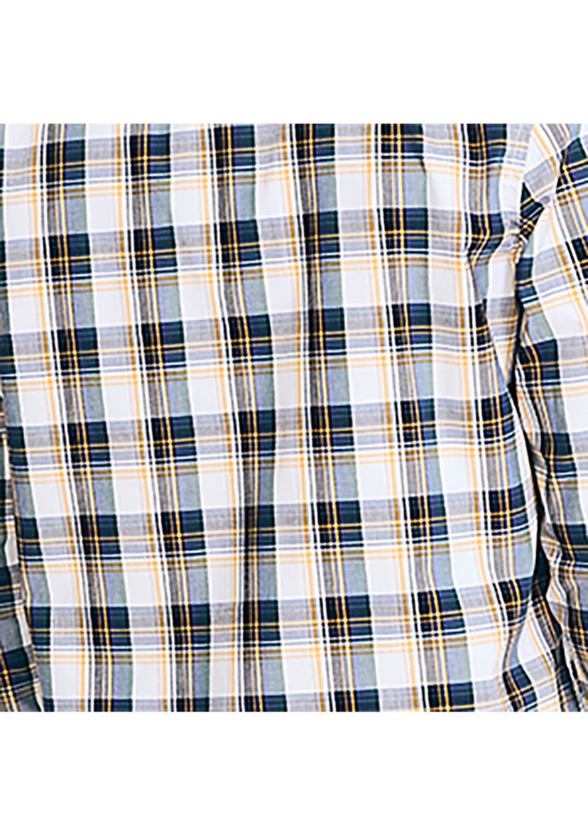 Wrinkle Resistant Plaid Wear to Work Shirt