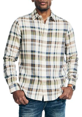 Nautica Men's Sustainably Crafted Plaid Shirt
