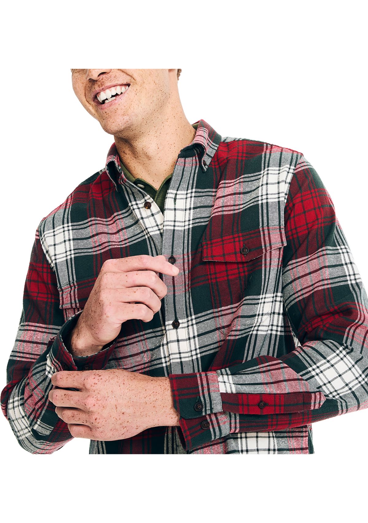 Sustainably Crafted Plaid Flannel Shirt