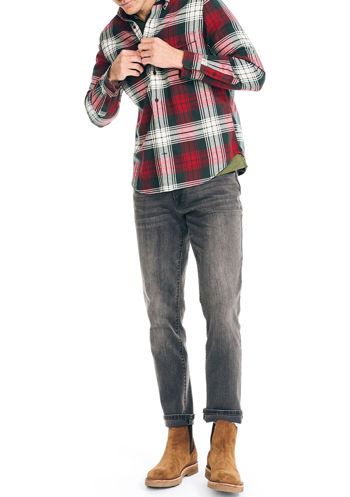 Sustainably Crafted Plaid Flannel Shirt