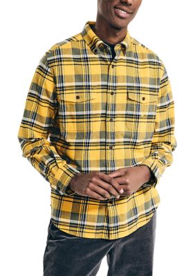 Nautica Men's Sustainably Crafted Plaid Flannel Shirt