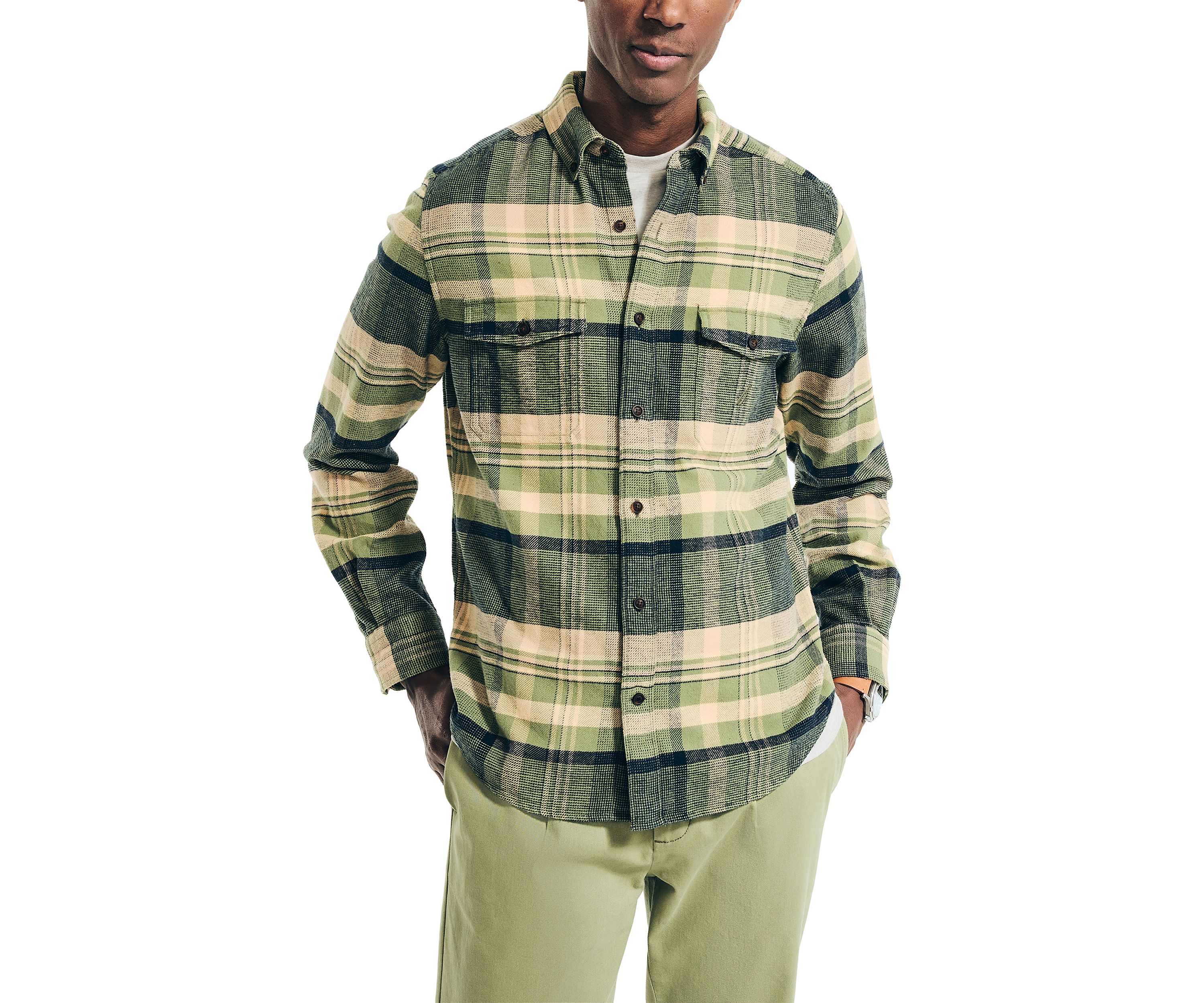 Sustainably Crafted Plaid Flannel Shirt
